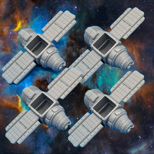 TAP: Satellites & Commanders - 4 3D Satellite minis