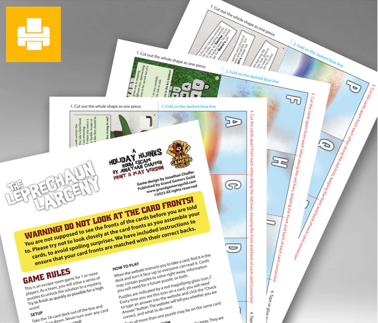 The Leprechaun Larceny: Holiday Hijinks #10 Print and Play